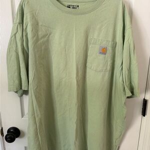 Carhartt Men's Mint Green Short Sleeve Tee